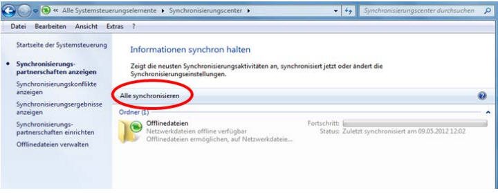 Sync with Sync Center Min Sync with Sync Center Min