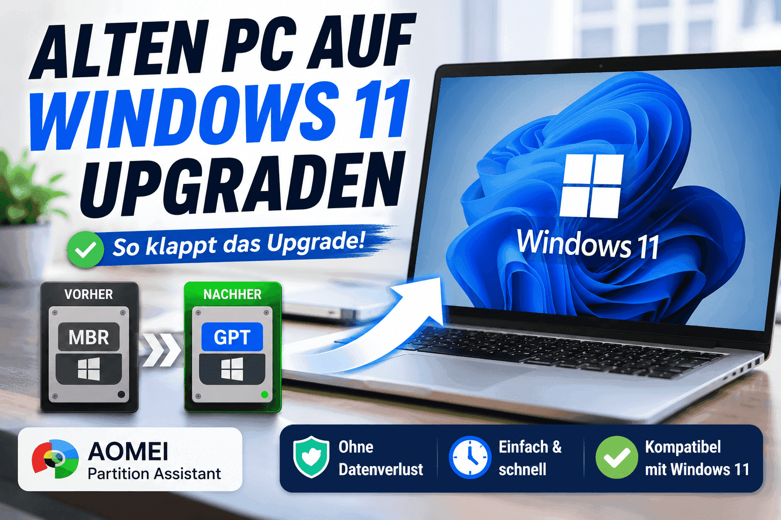 Alten PC auf Windows 11 upgraden