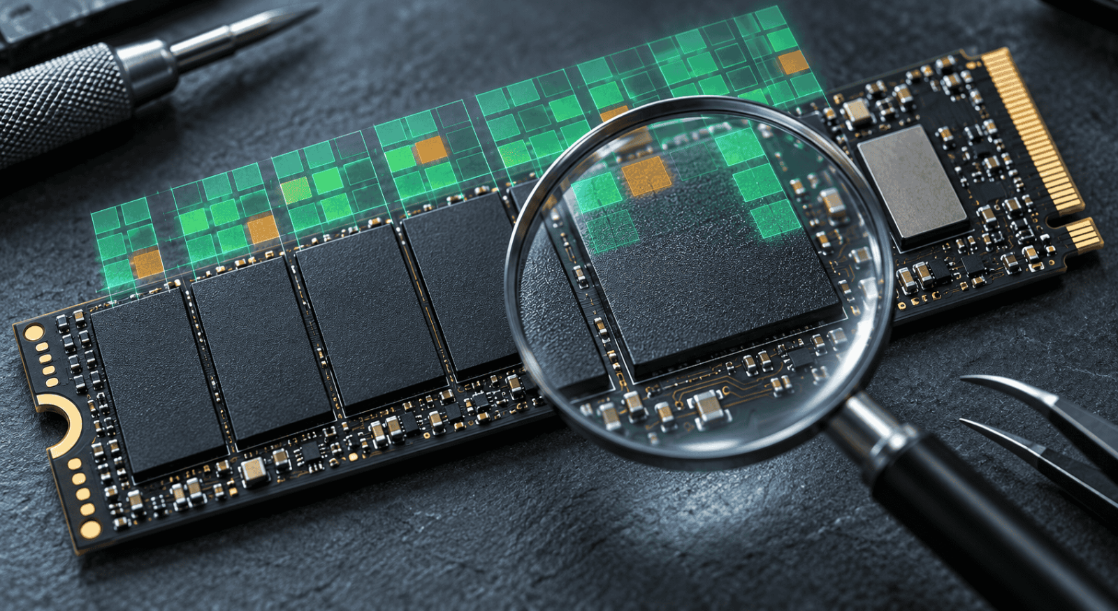 SSD auf fehlerhafte Sektoren prüfen mit Lesetest