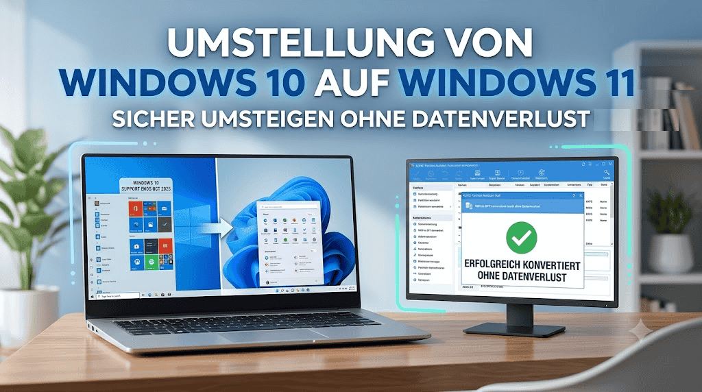 Umstellung von Windows 10 auf Windows 11
