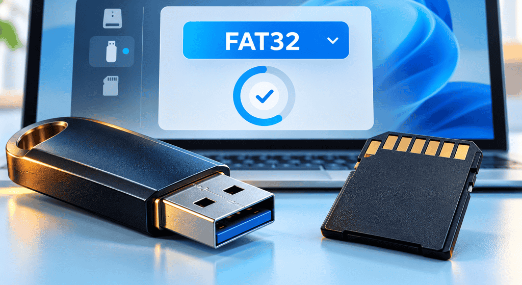 FAT32 formatieren Tool für USB-Stick und SD-Karte